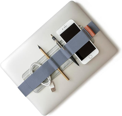 Beblau SLIM Portable TECH ORGANIZER attachable to laptop (Fits 13"-17") & notebook (A4) | Backpack insert & desk organizer. Office, Home & School | Working from Home Essentials | CHRISTMAS GIFT