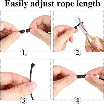 9 in 3 Set Retractable Lanyard for ID Badges, Teacher Lanyard with Badge Holders Beaded Cute Lanyards for ID Badges and Keys Teacher Appreciation Gifts Office Gift for Coworkers