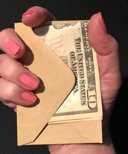 Iconikal Kraft Mini Special Occasion Envelopes, 4 x 2.75 inches, 100-Count