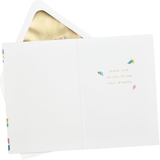 Hallmark Signature Graduation Card (Every End Is a Beginning Ralph Waldo Emerson Quote)
