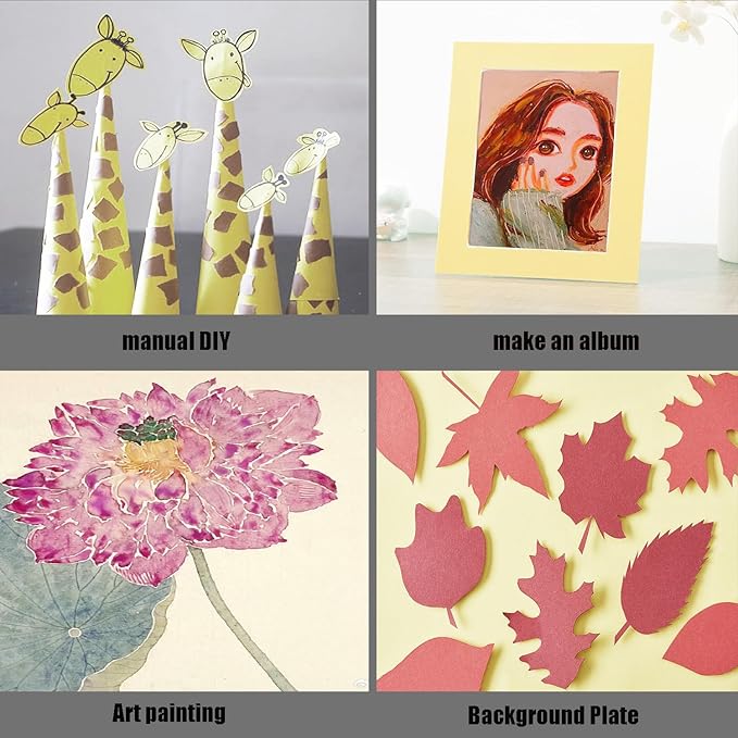 50 Pack 4x6 Ivory Color Cardstock Paper Blank Thick Heavyweight 92lb Cream Card Stock for Making Index Cards, Invitations cards, Postcards