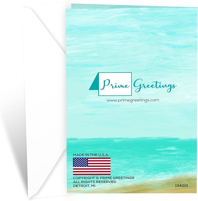 Prime Greetings Religious Birthday Card For Friend, Made in America, Eco-Friendly, Thick Card Stock with Premium Envelope 5in x 7.75in, Packaged in Protective Mailer