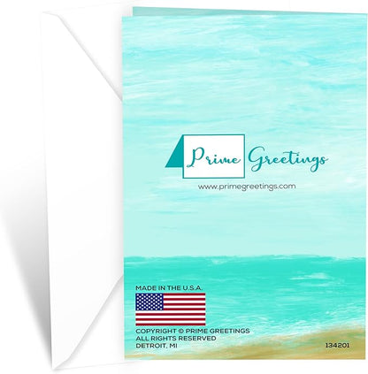 Prime Greetings Religious Birthday Card For Friend, Made in America, Eco-Friendly, Thick Card Stock with Premium Envelope 5in x 7.75in, Packaged in Protective Mailer