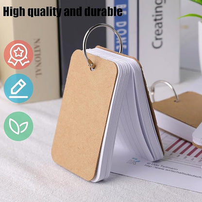 Koogel 300PCS White Ruled Index Cards, Ruled Index Cards 3.5" x 2.2" Lined Flash Cards Note Cards Study Cards Flashcards Notecards for Studying