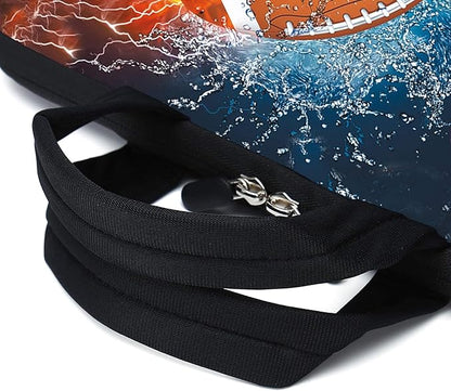 11.6 12 12.1 Inch Laptop Carrying Bag Protective Chromebook Case Pouch Netbook Notebook Ultrabook Bag Tablet Sleeve Cover Travel Briefcase with Handle for Men Women (Football)