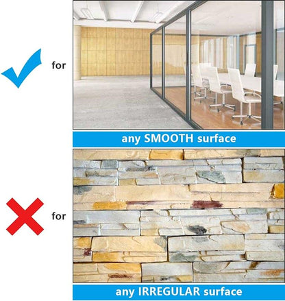 White Board Wallpaper, White Board Roll, Stick on White Boards for Wall, 1.5x11ft Peel and Stick Dry Erase Roll, Stain-Proof, Super Sticky Whiteboard Sticker Wall Decal for Wall/Table/Door, 2 Rolls