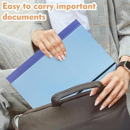 in Case I Go Missing Binder,The Folio Document Organizer,Lifebook Document Organizer with Labels,Suitable for Important Document,Emergency Binder,Life Binder,Passports,and Letters(Blue)