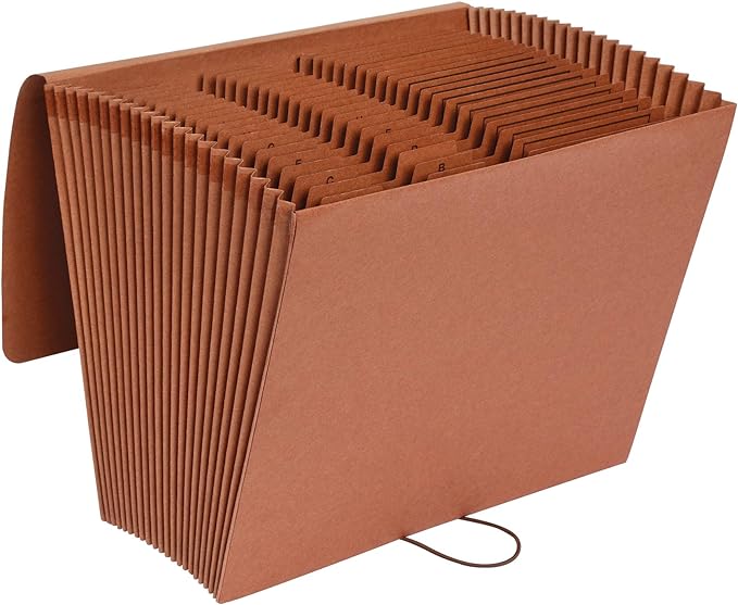 Pendaflex 21 Pocket A-Z Expanding File, Letter Size, Red Rope (75711)