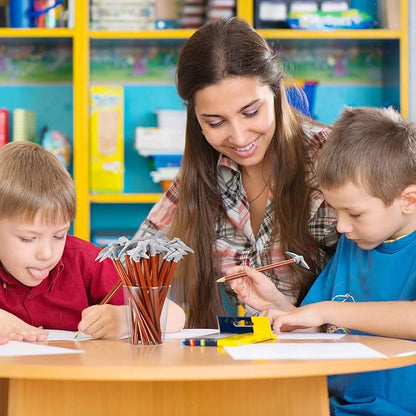 Chinco 24 Pieces Pickaxe Pencils Eraser Set Funny Eraser Topper Pencils Bulk with Axe Shape Erase for Students Gifts