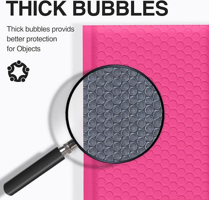 UCGOU Bubble Mailers 8.5x12 Inch Hot Pink 25 Pack Usable Size 8.5x11 Poly Padded Envelopes #2 Medium Mailing Opaque Packaging Postal Self Seal Waterproof Boutique Shipping Bags for Clothes Makeup