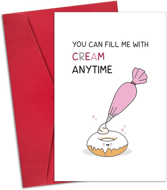 Ogeby Naughty Valentines Day Card Gifts for Him Her