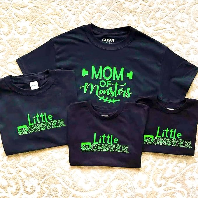 VINYL FROG Heat Transfer Vinyl Roll HTV Vinyl - 12" x12ft Neon Green Iron on Vinyl for T-Shirts, Heat Press Vinyl for DIY Craft Designs (Neon Green)