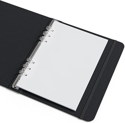 A5 Blank Paper 6-Hole Punched, 250 Sheets (500 Pages), 100 GSM, Printer Paper 148mm x 210mm (5.83 in. x 8.27 in.)