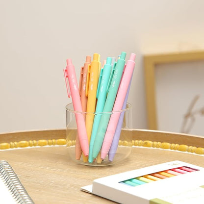 Mr. Pen- Retractable Gel Pens, 12 Pack, Assorted Colors, Fast Dry, Gel Pens Fine Point 0.7mm, Retractable Pens, Cute Pens, Gel Ink Pens, Aesthetic Pens for Journaling, Pastel Pens, Fine Tip Pens