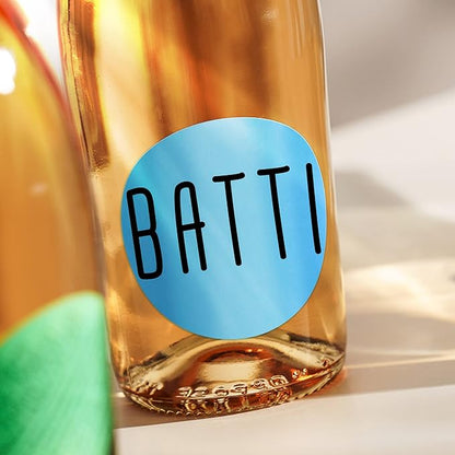 Hybsk 2 inch Circle Color Direct Thermal Stickers Shipping Labels for Barcodes,Name Tag,DIY Logo Design,QR Code–Compatible with Zebra,Rollo,Munbyn,and More-750 pcs per roll(2 inch,Light Blue)