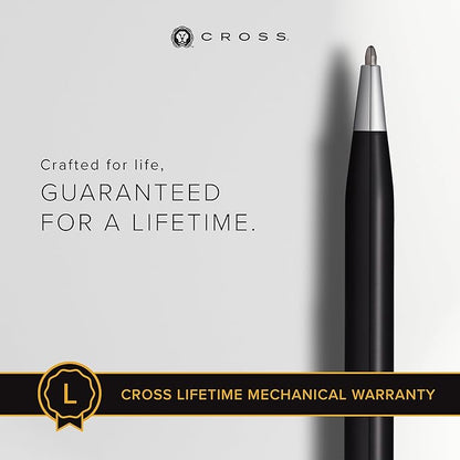Cross Classic Century Refillable Ballpoint Pen, Medium Ballpen, Includes Premium Gift Box - Black Lacquer