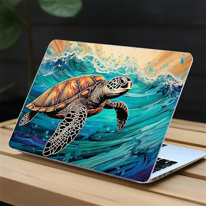 Compatible with 16.2 Inch MacBook Pro 2485/A2780, Animal Sea Turtle Hard Plastic Shell Cover Case
