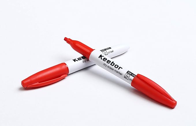 Dry Erase Markers Chisel Tip, 3 Assorted Colors, 72 Pcs Low-Odor Whiteboard Markers, Office & School Supplies