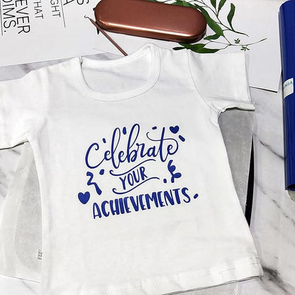 VINYL FROG Heat Transfer Vinyl Roll HTV Vinyl - 12"x5ft Royal Blue Iron on Vinyl for T-Shirts, Heat Press Vinyl for DIY Craft Designs (Royal Blue)