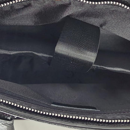 Genuine Leather Men’s Hand Bag, 14.5 inches Laptop BagBusiness Briefcase, Travel Crossbody Bag