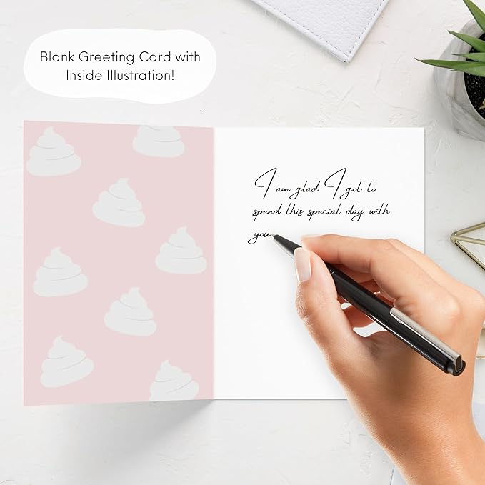 Anniversary Card for Her Him/Girlfriend Wife/Husband Boyfriend, Friendship Thank You Birthday Kawaii Greeting Card (You'll Always Be My Better Half)