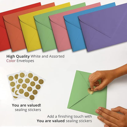 Dessie 60 You Are Important Encouragement Motivational Quote Cards. Inspirational Positive Affirmations. Post-It Note Size Cards with Envelopes and Sealing Stickers. Appreciation Cards. Thoughtful