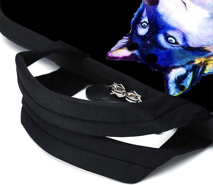 11.6 12 12.1 Inch Laptop Carrying Bag Protective Chromebook Case Pouch Netbook Notebook Ultrabook Bag Tablet Sleeve Cover Travel Briefcase with Handle for Men Women (Wolf)