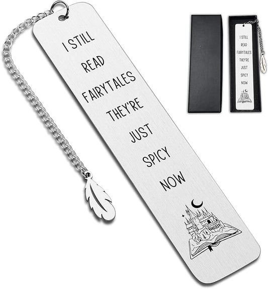 Funny Bookmark for Spicy Fairytale Bookish Gift for Women Girls Book Lover Gifts for Spicy Reader Romance Lover Reading Gift Bookworm Birthday for Friends Valentines Christmas for Her