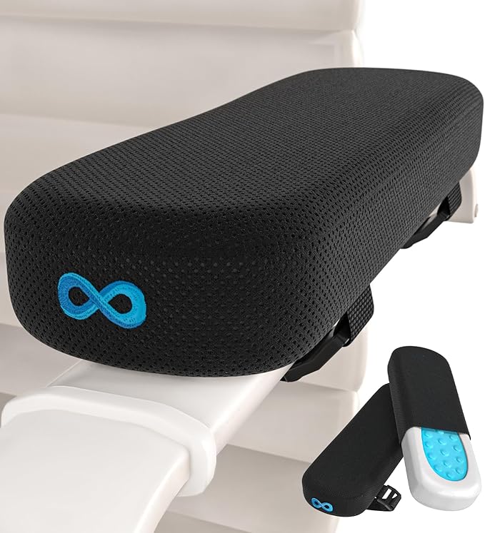 Office Chair Arm Pads - Soft & Comfortable Arm Rest Cover Elbow & Forearm Support - Memory Foam Arm Rest for Desk Chair & Gaming Chair Armrest Pads