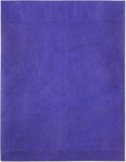 JAM PAPER Tyvek Tear-Proof Open End Catalog Envelopes - 10 x 13 - Blue - 25/Pack