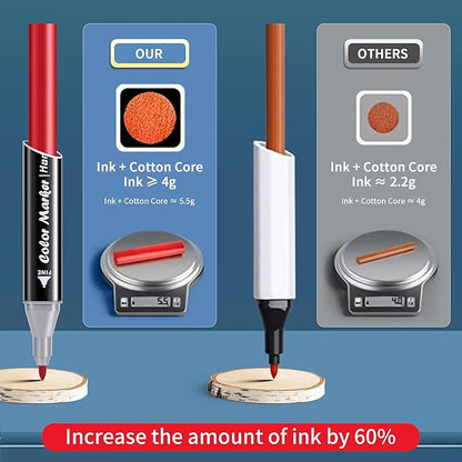 Art Markers, for Adult Coloring Books No Bleeding,40 Colors Dual Tip Alcohol Markers Brush Tip,Give 1 White Highlighter,1 Tracing Pen,Anime Coloring Sketch Illustrations (Black Pen Container)