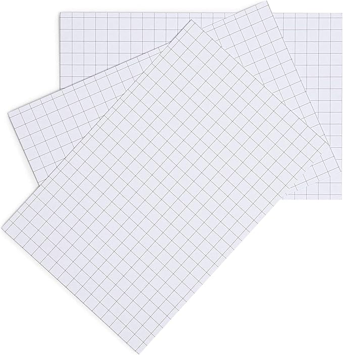 Stockroom Plus Grid Ruled Index Cards (4x6 Inches, White, 300 Pack)
