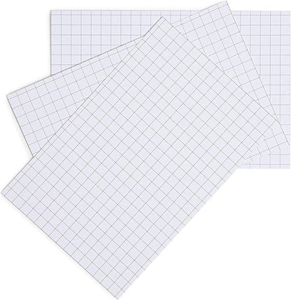 Stockroom Plus Grid Ruled Index Cards (4x6 Inches, White, 300 Pack)
