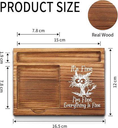 Funny Quotes Office Sticky Note Holder, Cute Humor Sticky Note Holder, Thank You Appreciation Gifts Friends Women Men Coworkers Office Desk Self-Stick Note Pad Holders GSH422