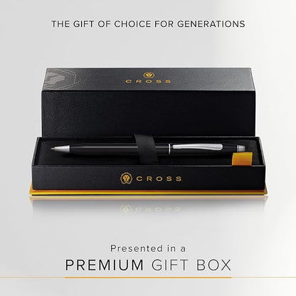 Cross Classic Century Refillable Ballpoint Pen, Medium Ballpen, Includes Premium Gift Box - Black Lacquer