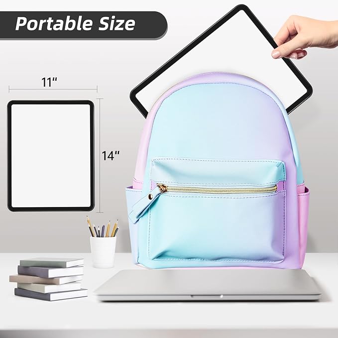 VUSIGN Small White Board Dry Erase, 11''x14'' Magnetic Dry Erase Board, Mini Whiteboard with Markers for Kids, Students, Fridge, Wall, Locker, Black