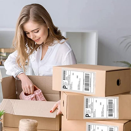 RyhamPaper Packing List Envelopes, Clear 6” x 9” Self Adhesive Shipping Labels Envelope Pouches (200 PCS)