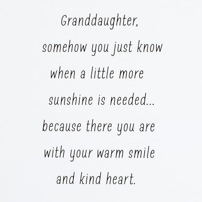 Hallmark Birthday Card for Granddaughter (Removable Heart Ornament)