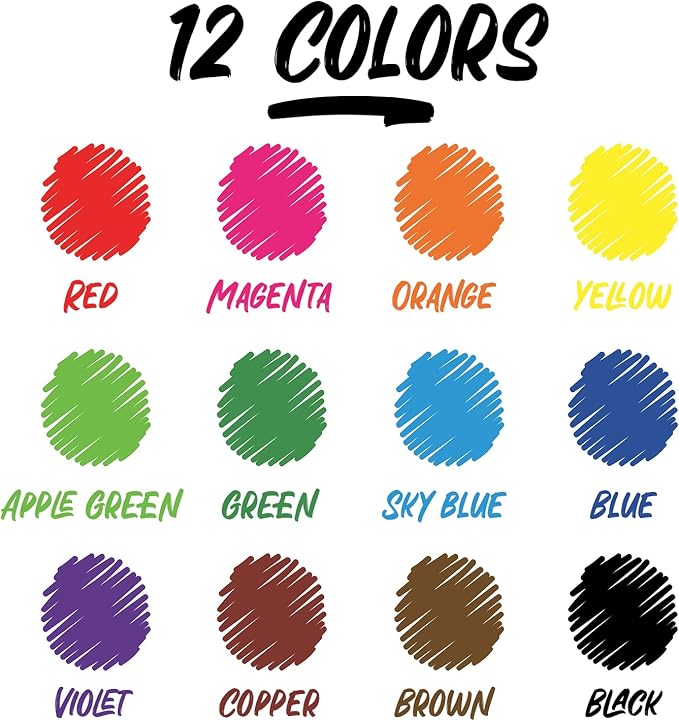 Chalkola Bulk Dry Erase Markers for Classroom (120 Pack, 12 Vibrant Colors) | Erasable, Low Odor, Chisel Tip WhiteBoard Markers, Dry Erase Pens for Kids, Teachers - Office, Home, School Supplies,