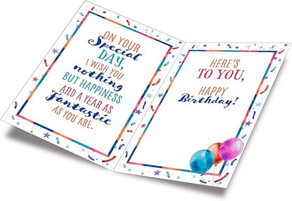 Prime Greetings Nephew Birthday Card, Made in America, Eco-Friendly, Thick Card Stock with Premium Envelope 5in x 7.75in, Packaged in Protective Mailer