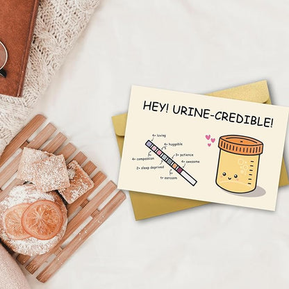 OJsensai Funny Thank You Card for Nurse Doctor, Nurse Preceptor Gifts, Healthcare Worker Appreciation Card, Urology Gifts