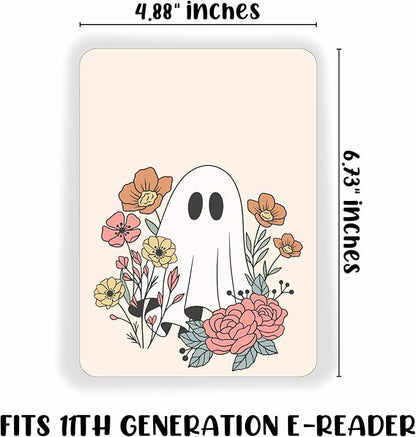 E-reader Cardstock Paper Inserts for Clear Case | 12 pk 4.88 x 6.73” inches Paper White 11th Generation 6.8" Screen Compatible Put Behind Case Colorful Floral Designs Change Out (Design Mix 6)