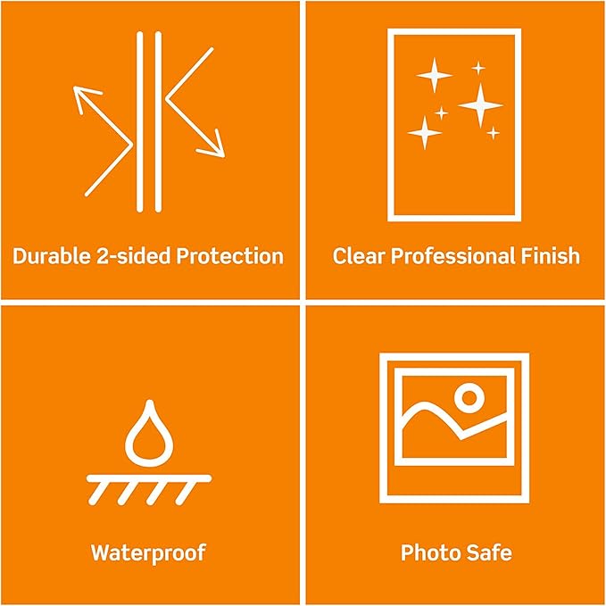 Scotch Thermal Laminating Pouches, 100 Count, Clear, 5 mil., Laminate Business Cards, Banners and Essays, Ideal Office or School Supplies, Fits Letter Sized Paper (8.9 in. × 11.4 in.)