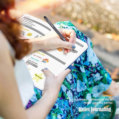 iBayam Journal Pens Fine Point Markers Fine Tip Drawing Pen Porous Fineliner Pens for Journaling Writing Note Taking Calendar Coloring Art Office School Supplies, Mars Black, 18-Pack