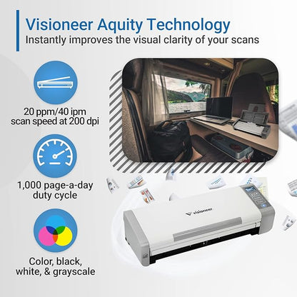 Visioneer Patriot P15 Portable Document Scanner