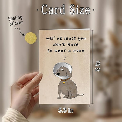 Funny Get Well Cards, After Surgery Recovery Gifts for Women Men, Feel Better/Get Well Soon Gifts for Him Her Friends