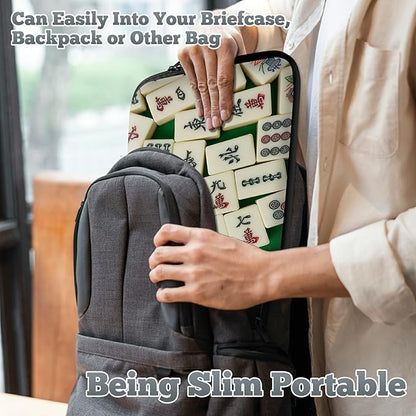 Universal Tablet Laptop Sleeve Case 10 inch, Mahjong Slim Carrying Case Durable Handbag Travel Laptop Bag for 7 to 10-inch Laptops/Notebook/Kids Tablet/ipad/eBook Readers