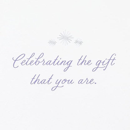 Hallmark Signature Birthday Card for Women, Her, Mom, Daughter, Friend (Wrapped Gifts)