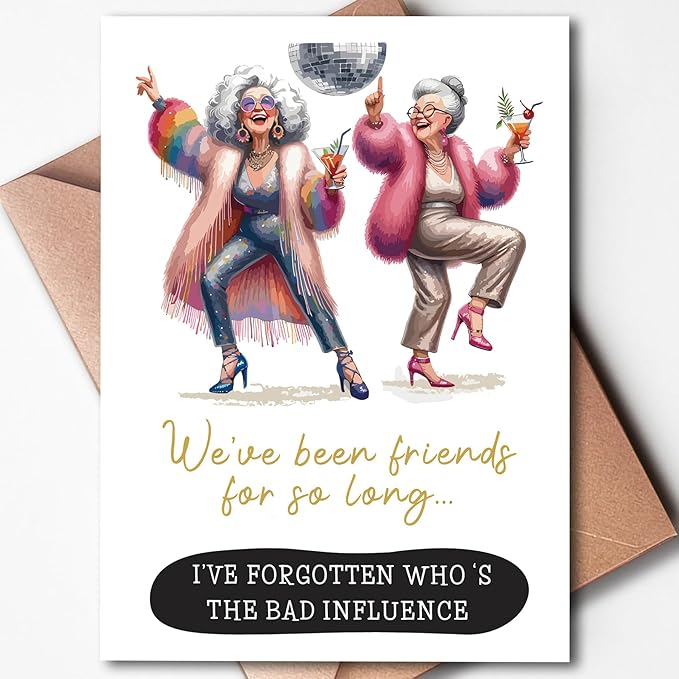 Birthday Cards for Women Funny, Best Friend Cards for Women, Happy Birthday Card for Friend, Birthday Cards for Sister, Sassy Birthday Cards for Women, Funny Friendship Birthday Cards for Bestie