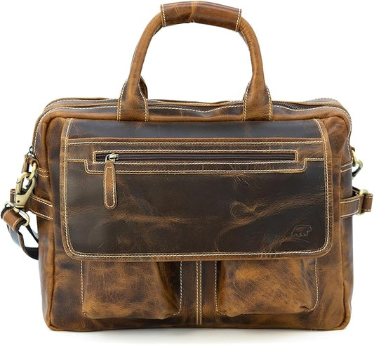 Buffalo Leather Pilot Bag